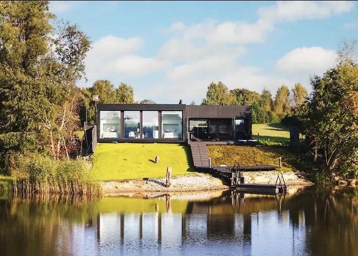 Villa Noir Muurla - Premium - Lakefront - Stylish *